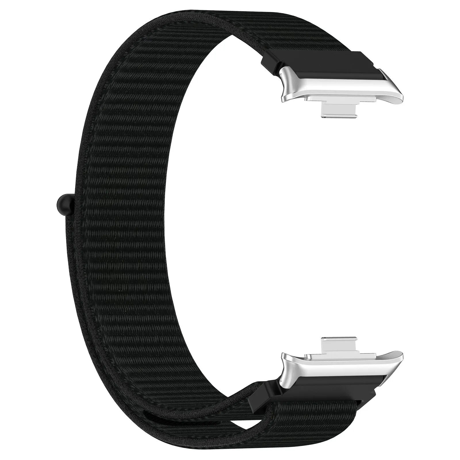 Nylon Strap, black, without a watch, 3/4 front view