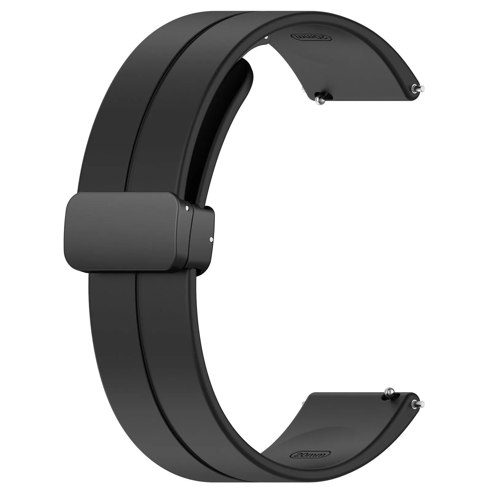 Suunto Run D-Buckle Silicone Strap (Black)