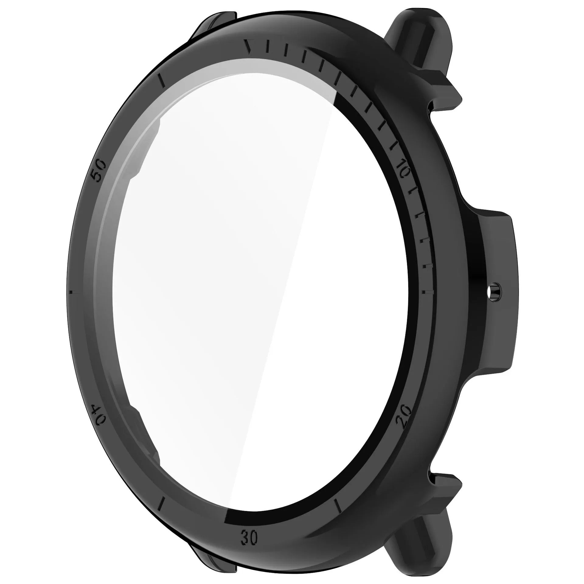 Coque rigide avec verre Amazfit Active 2 (noir)
