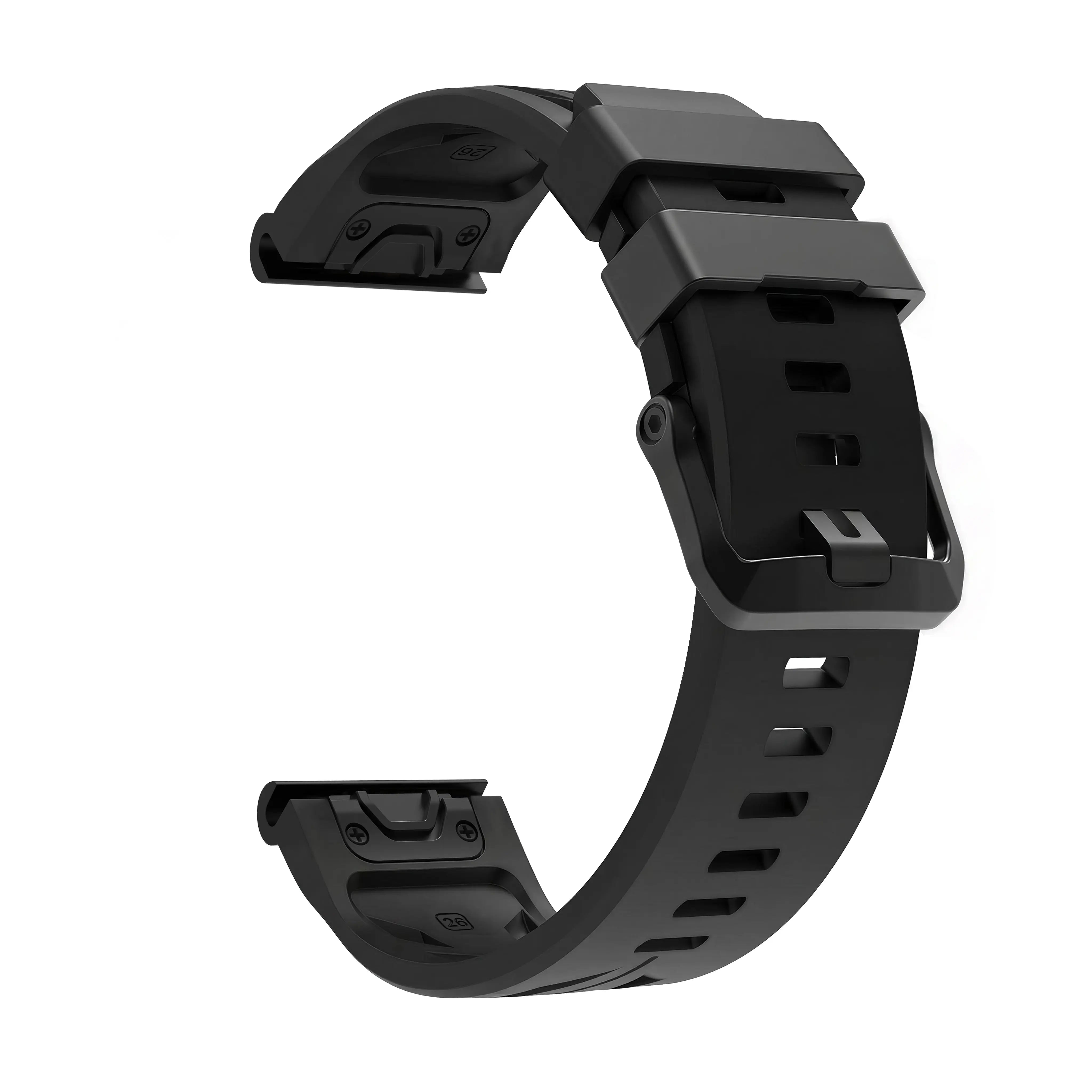 Garmin Fenix 5x/6x Race Silicone Strap (Black)