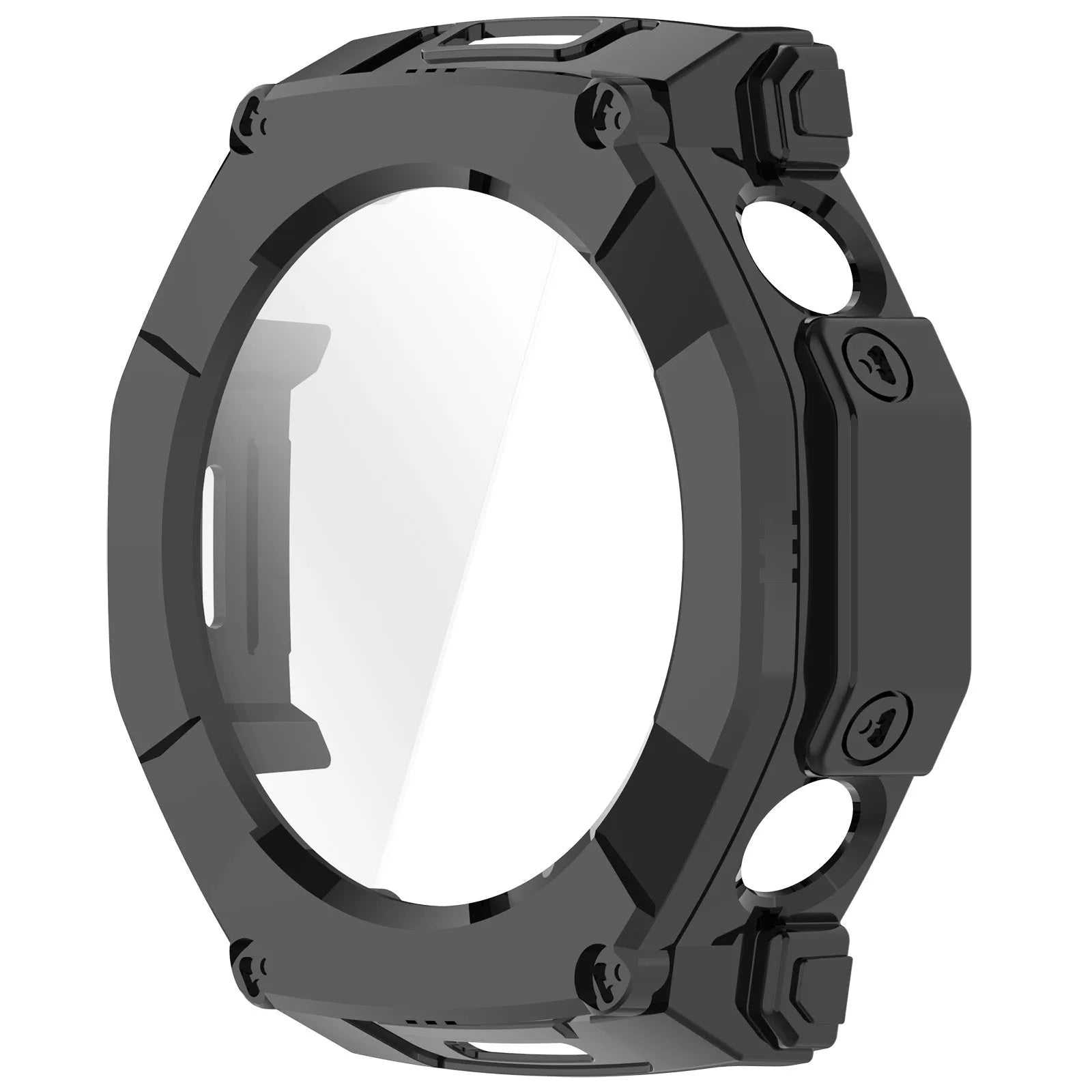 Amazfit T-Rex Ultra 2 PC Case with Glass (Black)