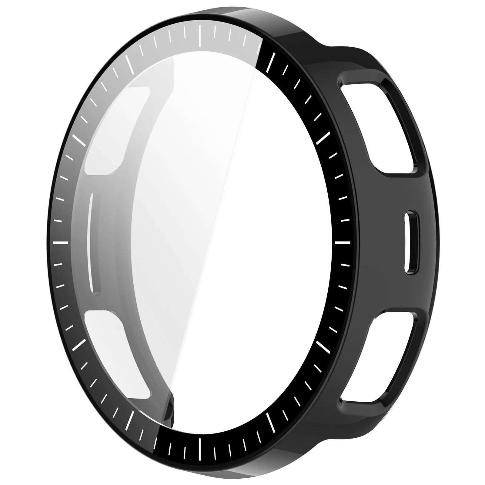 Amazfit Active 3 Premium PC Case with Glass (Black)