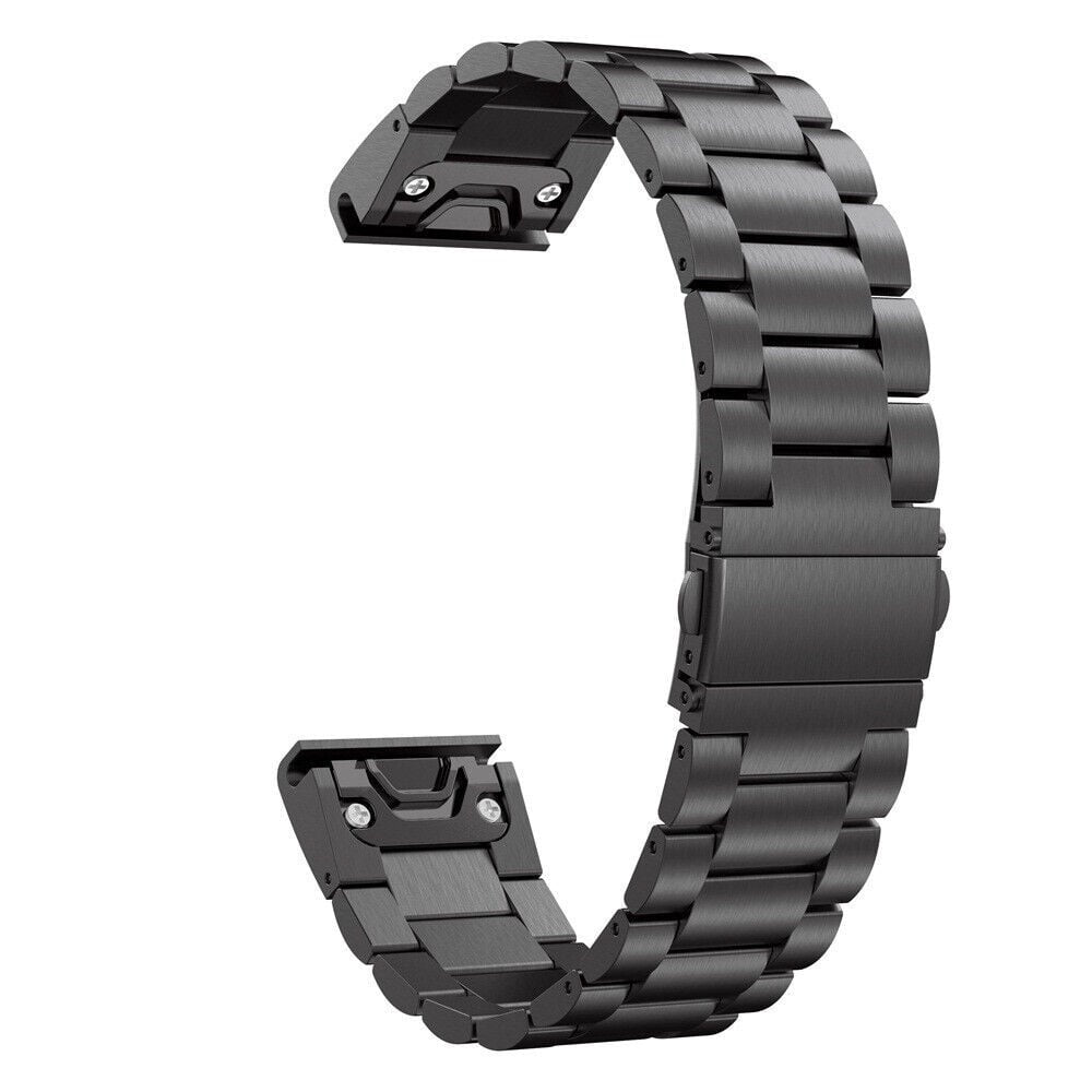 Steel Strap, black, without a watch, 3/4 front view
