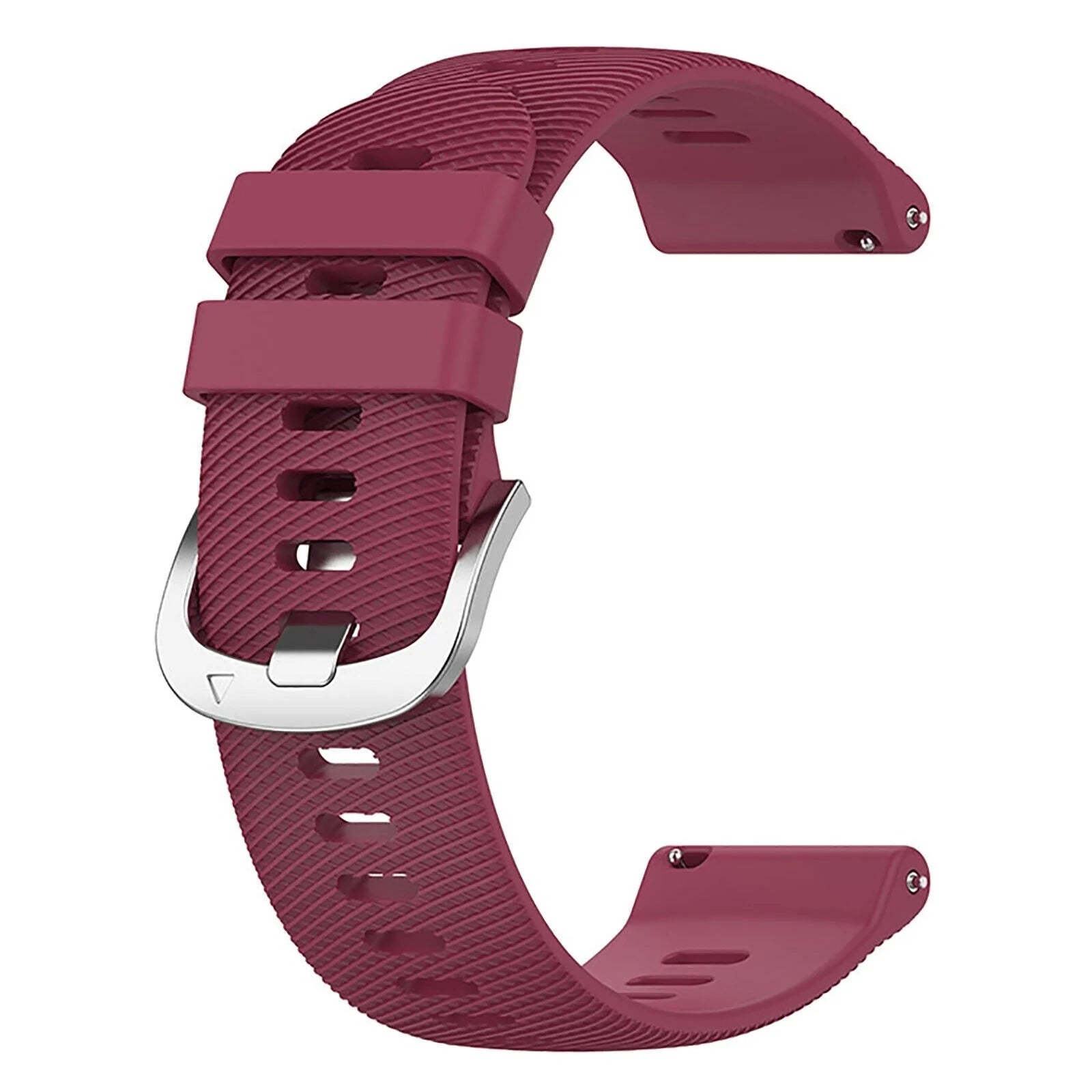 Bracelet silicone Garmin Vivoactive 6 (vin rouge)