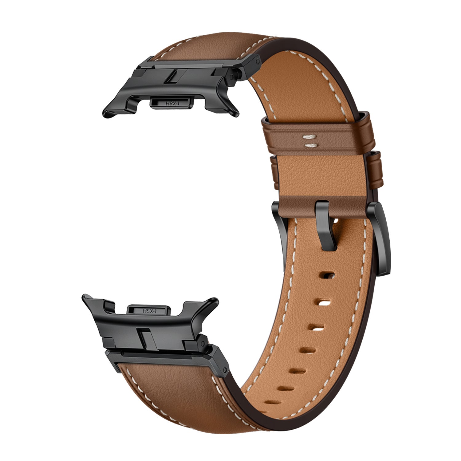 Bracelet cuir Premium Samsung Galaxy Watch 8 - 44mm (marron)