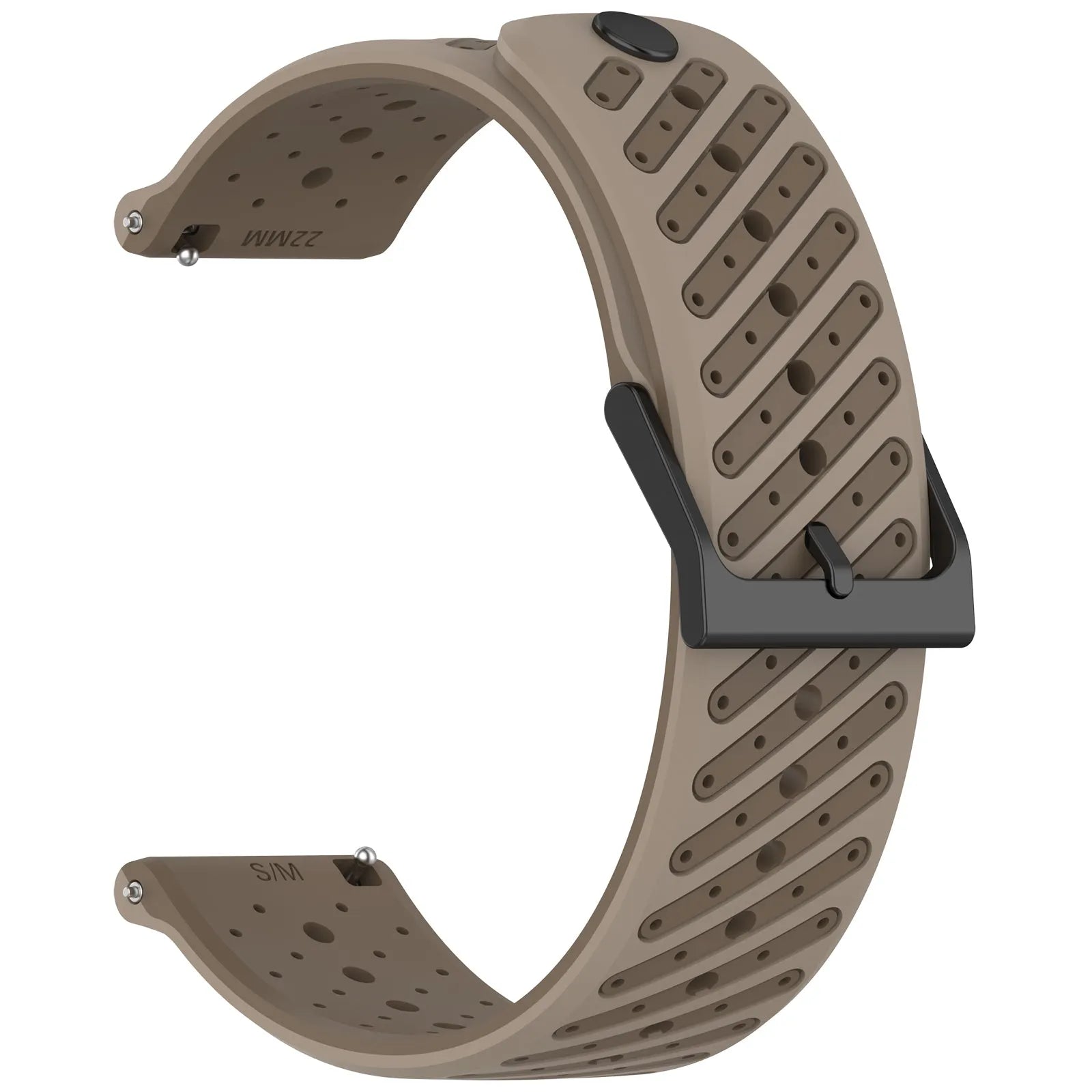 Suunto Race (S) Striped Silicone Strap (Brown)