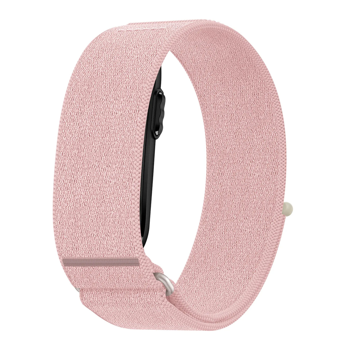 Nylon Strap 'Classic', light pink, without a watch, 3/4 front view
