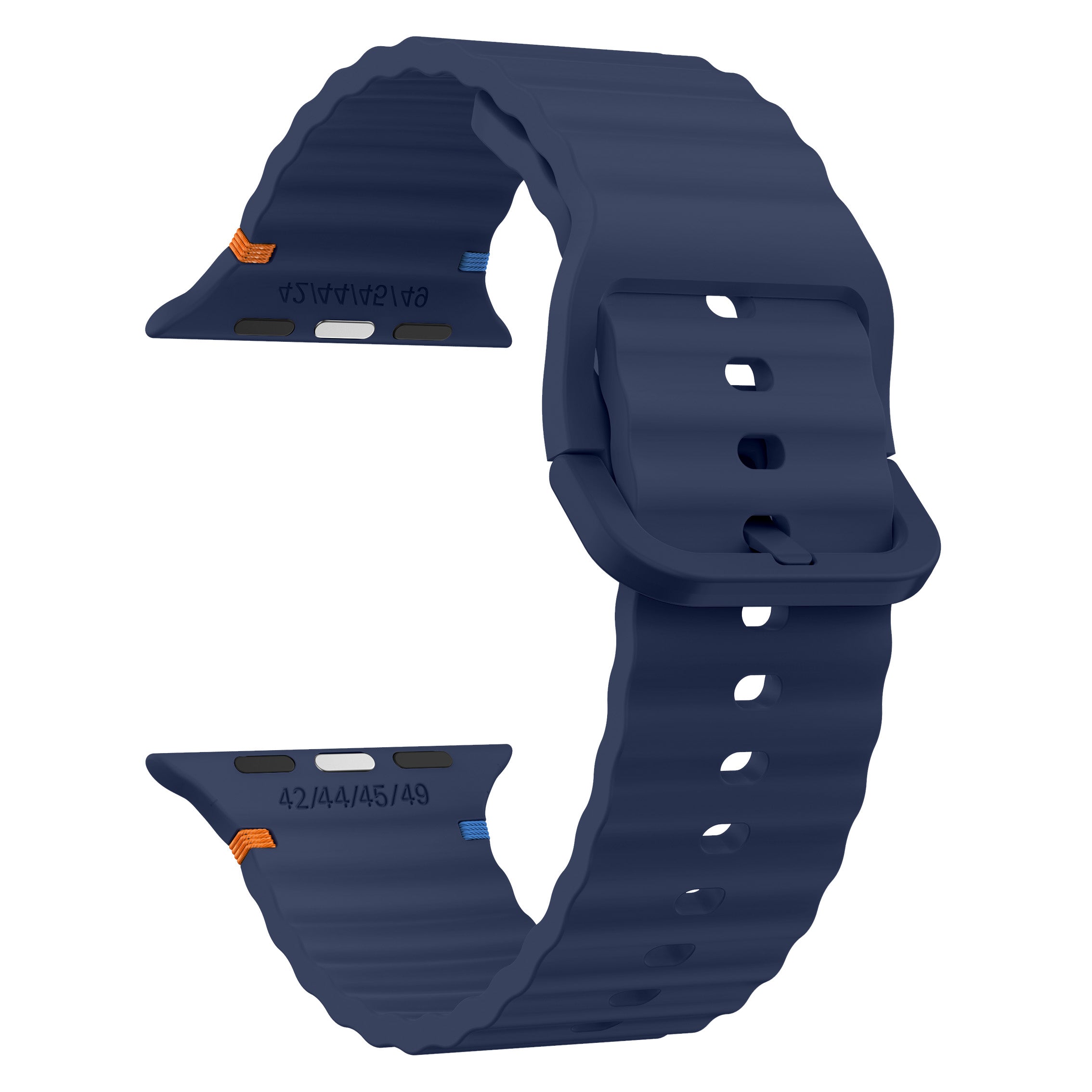 Apple Watch Ultra Wave Silicone Strap (Dark Blue)