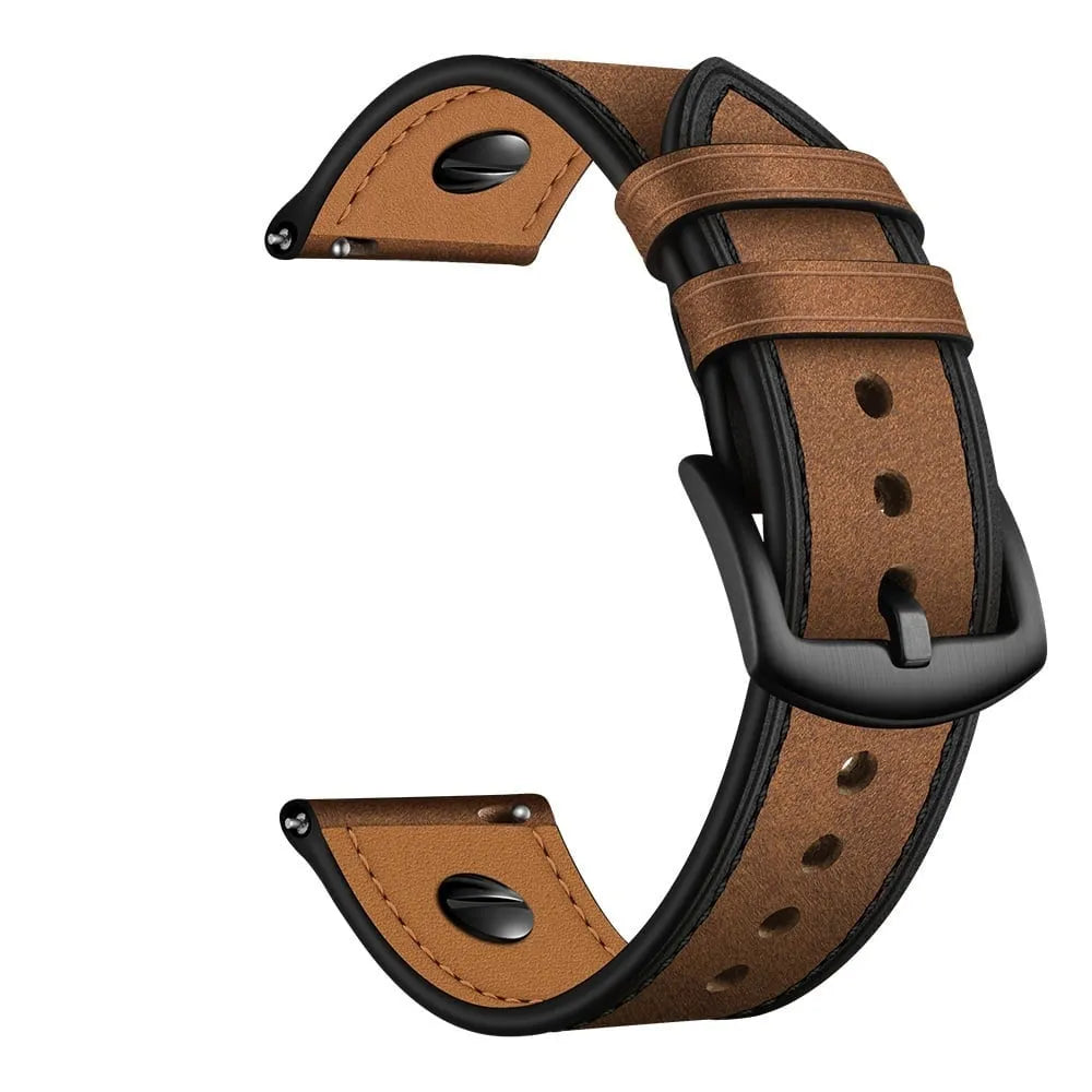 Bracelet cuir avec vis Suunto Race (S) (marron foncé)