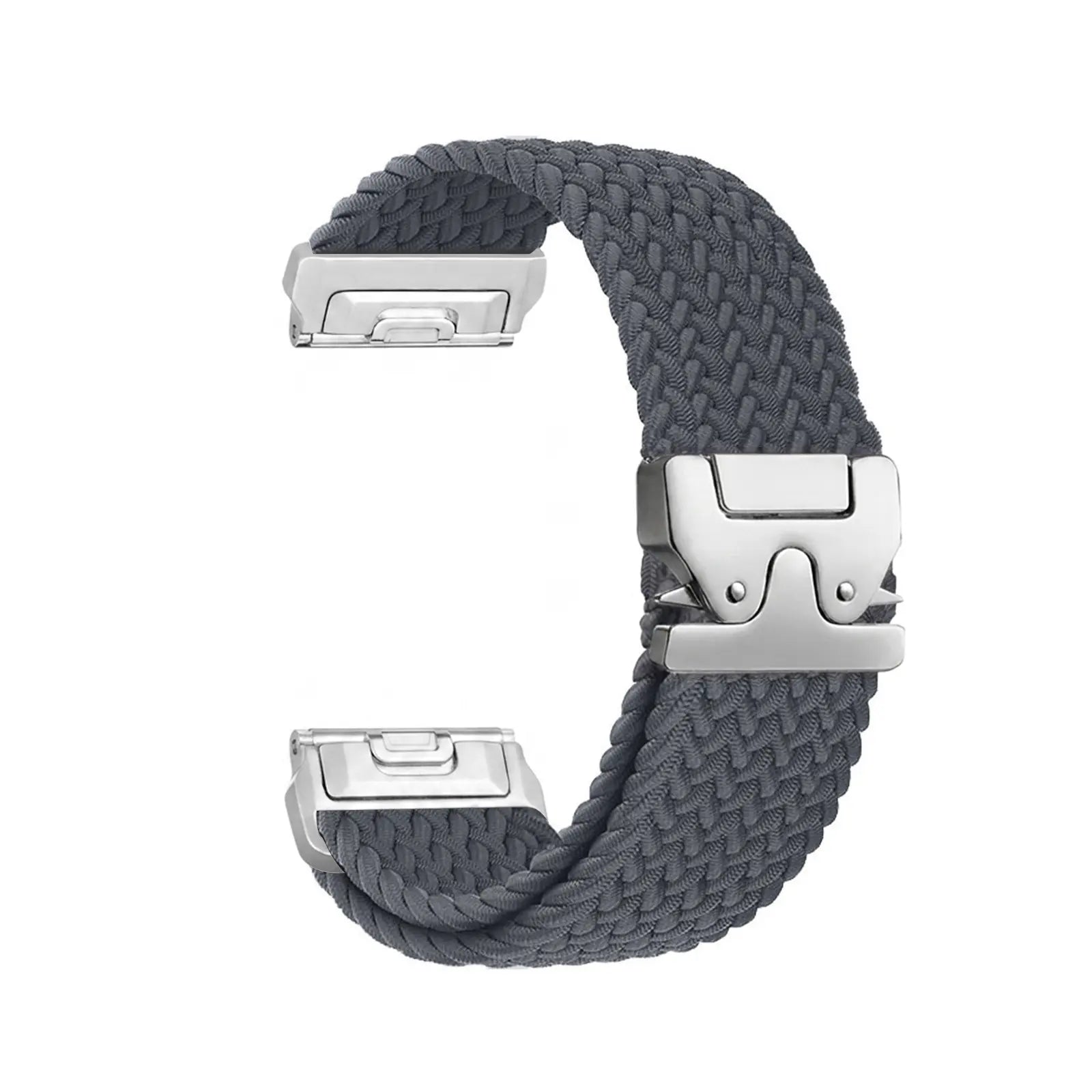 Garmin Tactix 8 - 47mm Braided Strap P-Buckle (Dark Grey with Silver)