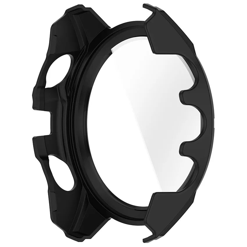 Coque rigide avec verre Garmin Fenix 8 - 47mm AMOLED (noir/orange)