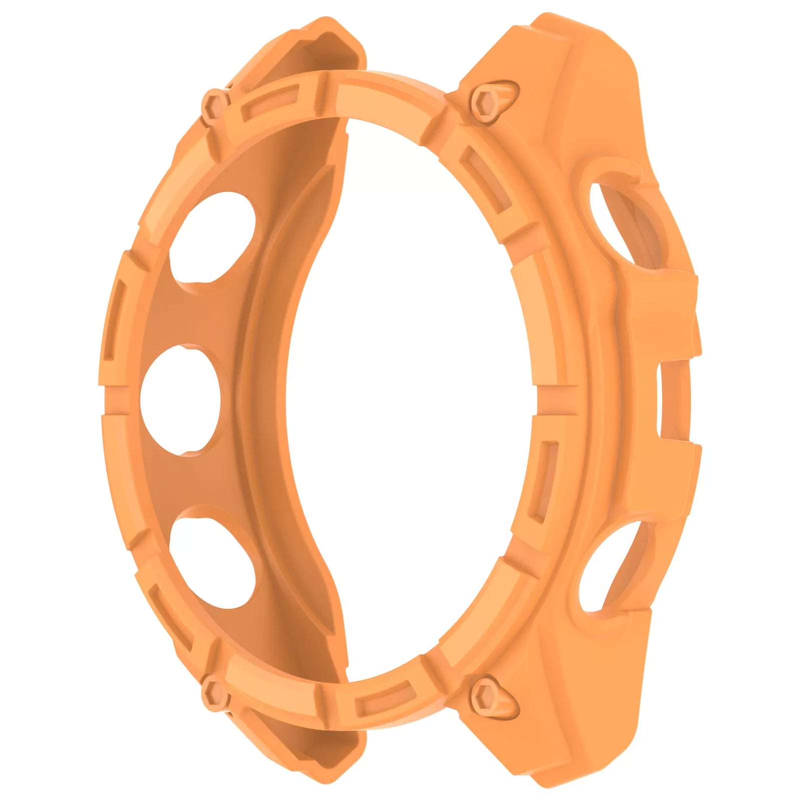 Coque TPU robuste Garmin Fenix 8 - 47mm SOLAR (orange)