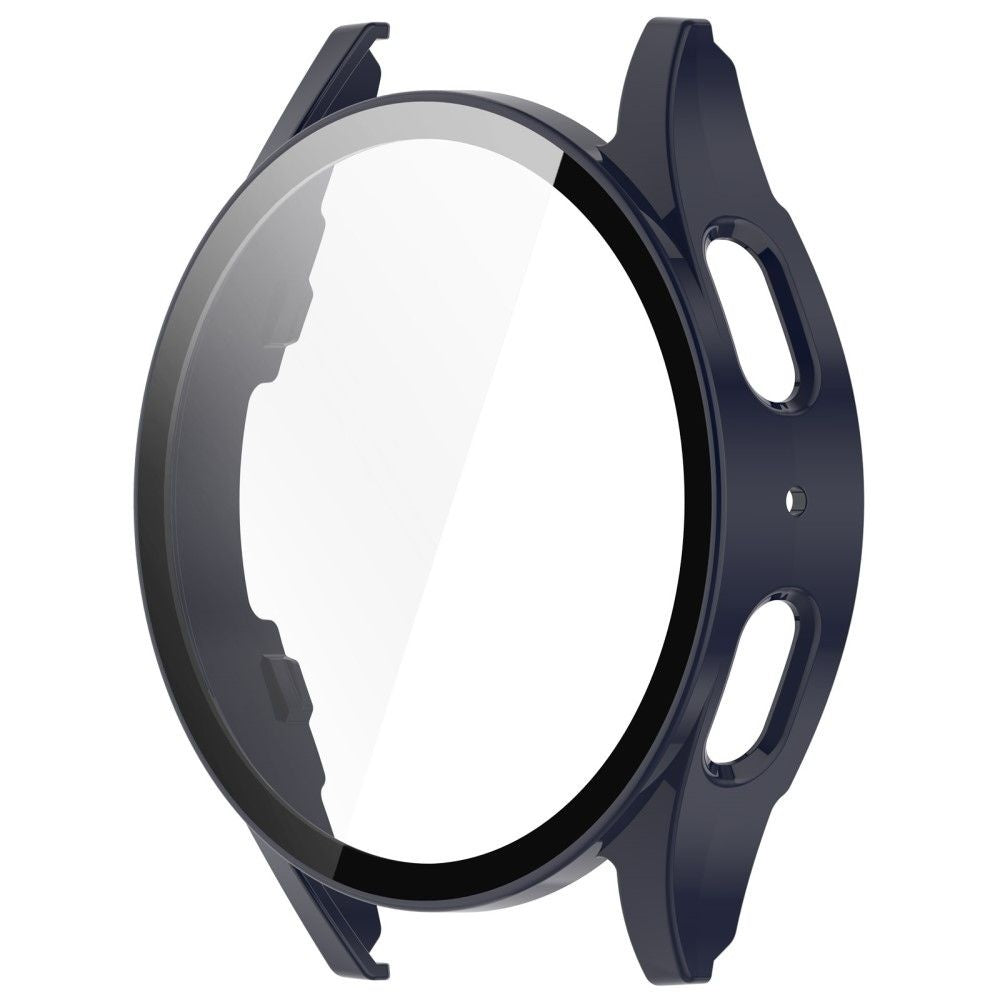 Coque rigide avec verre Samsung Galaxy Watch 7 44mm (bleu foncé)