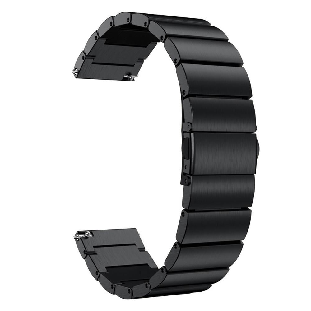 Premium Metal Strap, black, without a watch, 3/4 front view