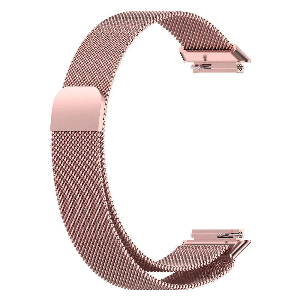 Milanese Strap, pink, without a watch, 3/4 front view