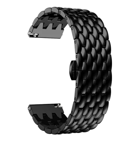 Bracelet acier Dragon Honor Magic Watch 2 (noir)