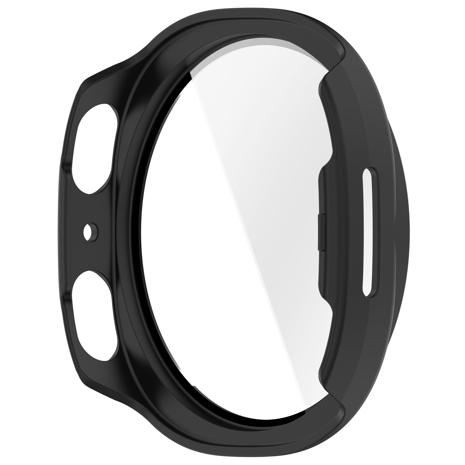 Coque rigide avec vitre pour Samsung Galaxy Watch 8 / 9 40mm (noir)