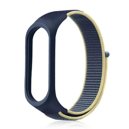 Nylon Strap, dark blue, without a watch, 3/4 front view