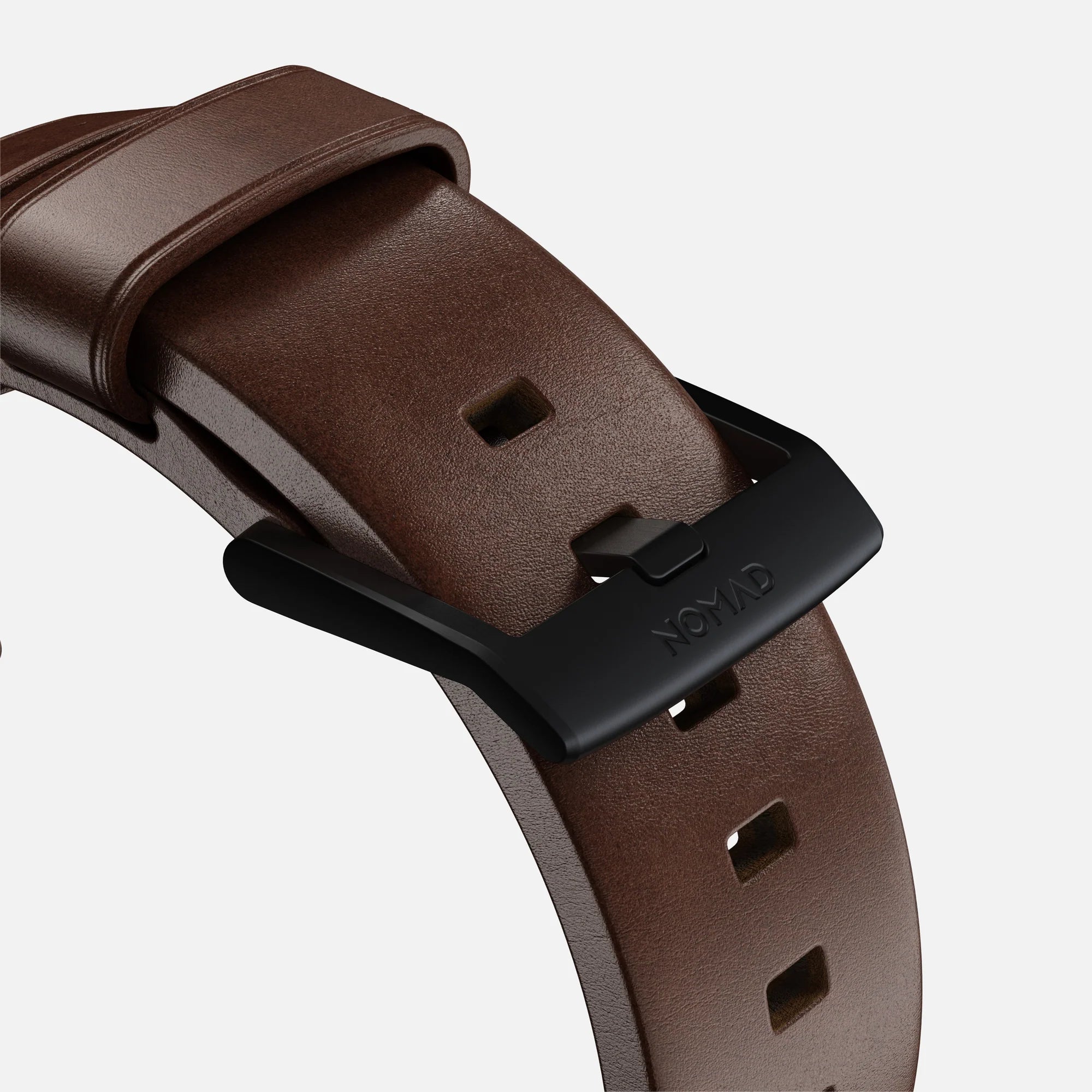 Nomad Bracelet cuir moderna Apple Watch (marron/noir)