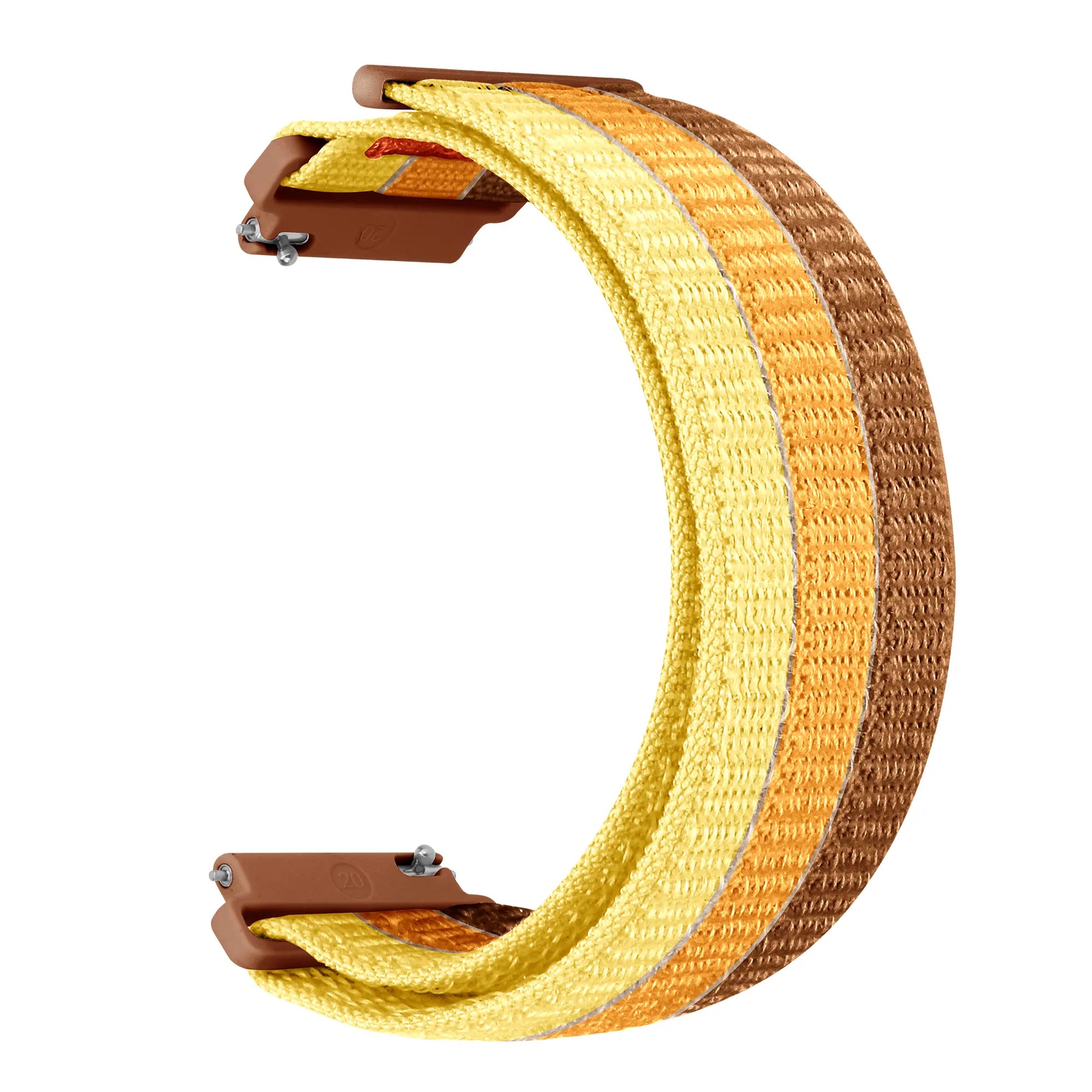 Bracelet nylon triple Garmin Vivomove Trend (Orange melange)