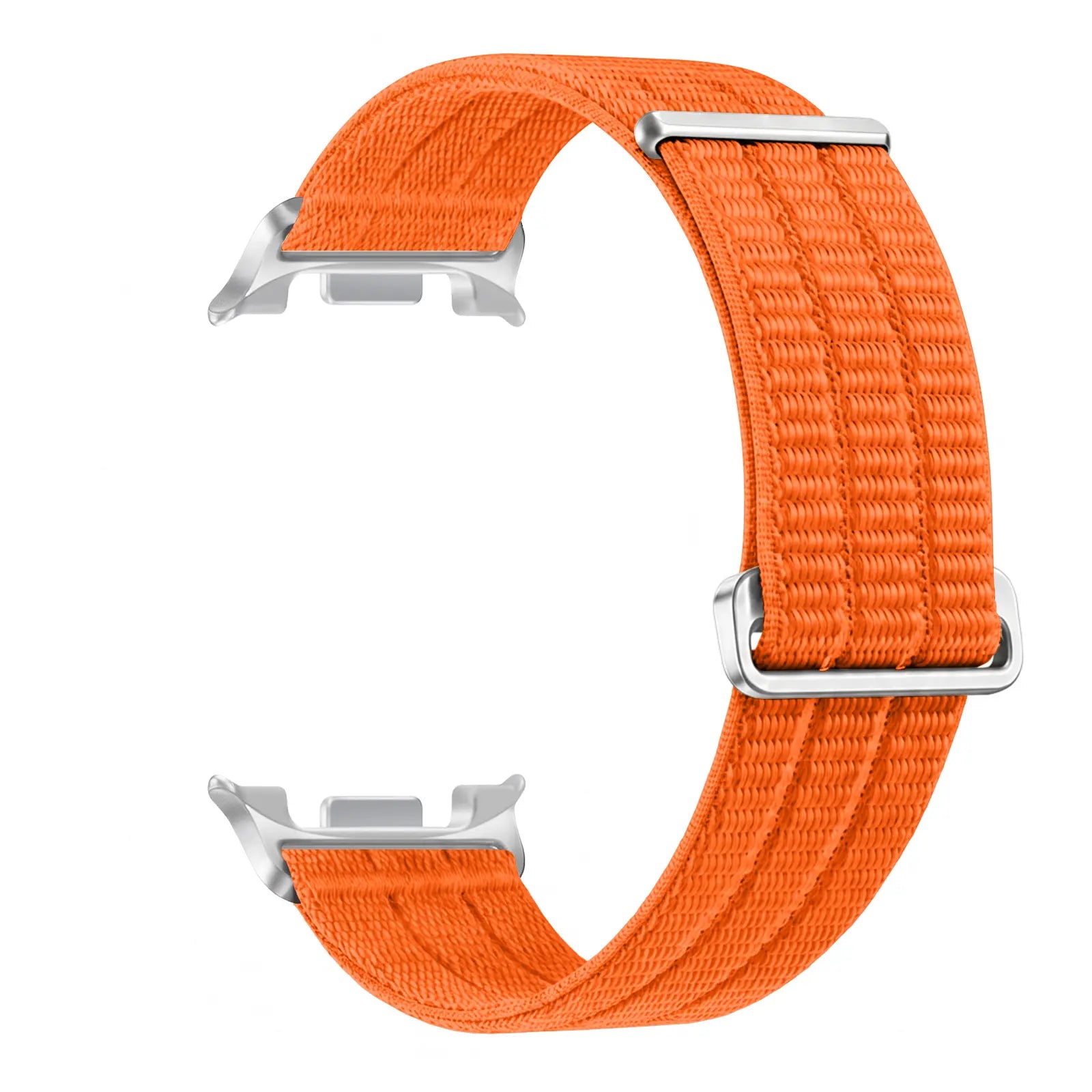 Nylon Air Strap, orange, without a watch, 3/4 front view