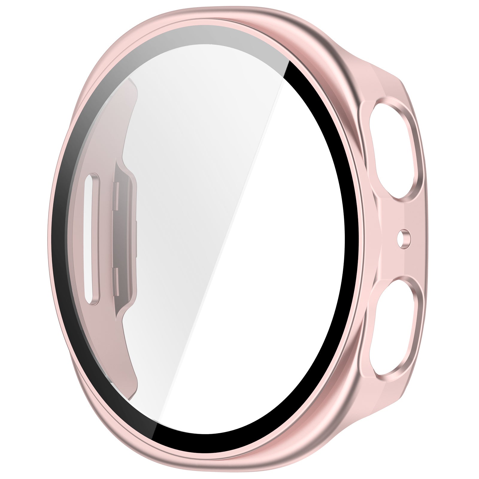 Coque rigide avec vitre Samsung Galaxy Watch 8 - 40mm / 9 - 40mm (rose)