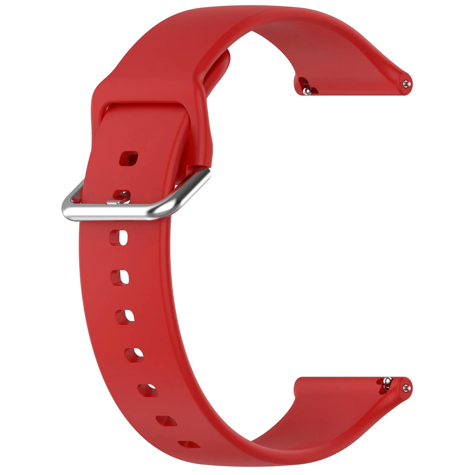 Bracelet silicone avec boucle TicWatch Pro 5 Enduro (rouge)
