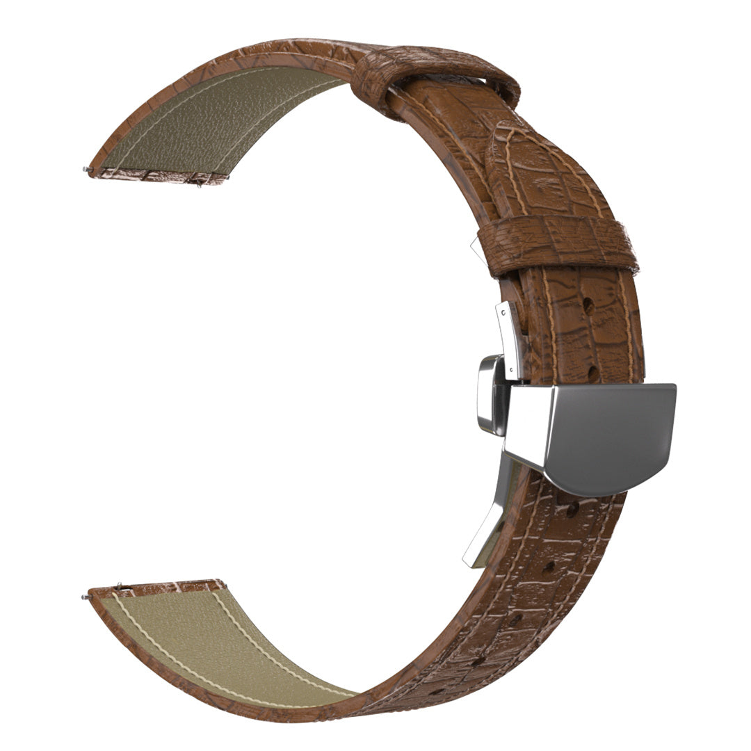 Bracelet cuir de luxe Withings Steel HR - 40mm (marron)