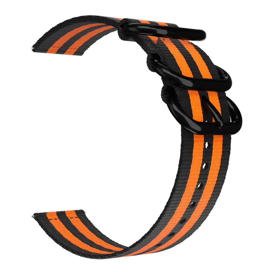 Bracelet nylon avec boucle Xiaomi Watch 2 Pro (noir/orange)