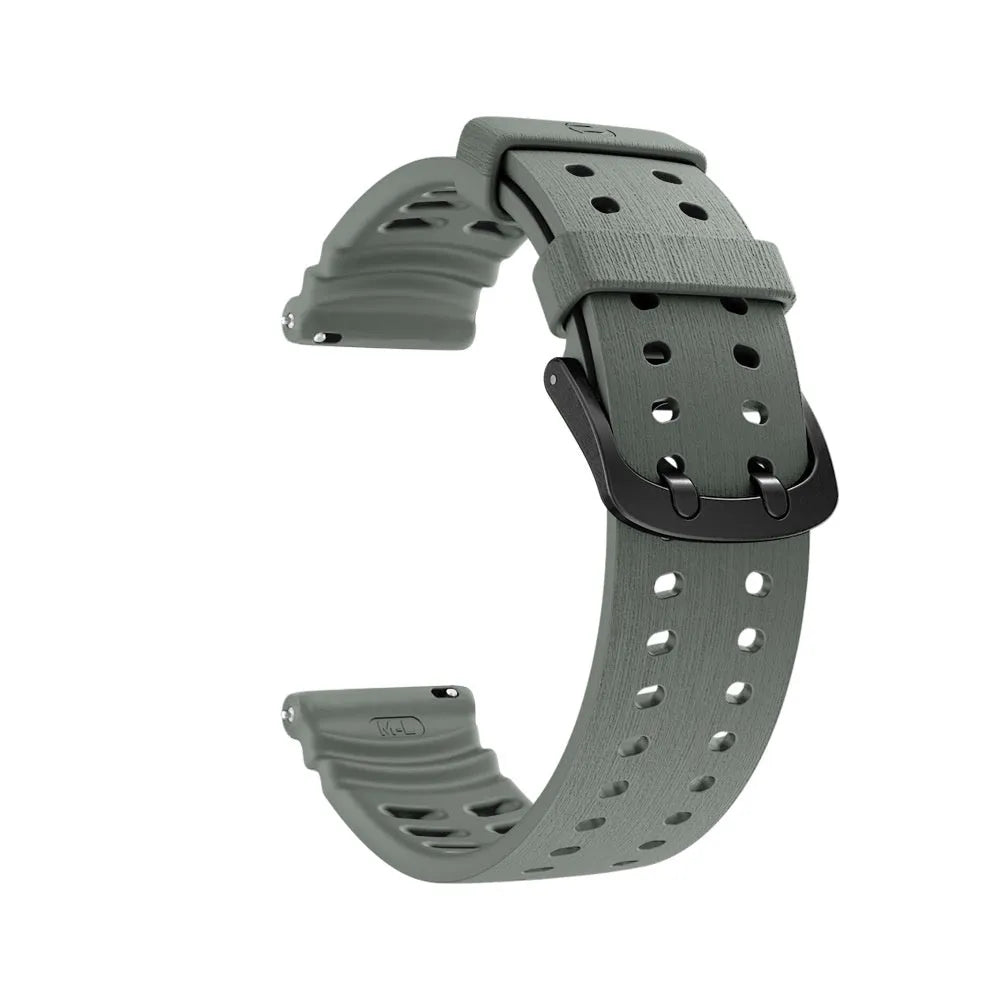 Polar Grit X2 Pro Silicone Grain Strap (Dark Grey)