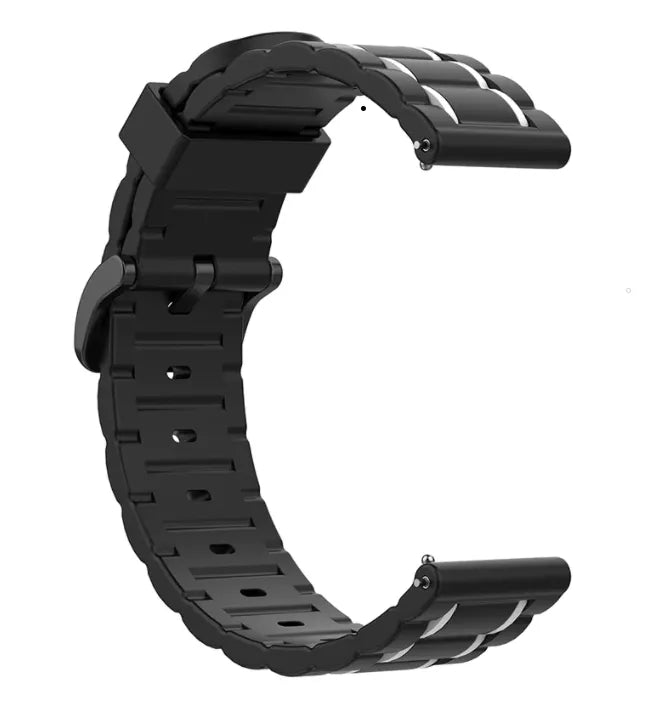 Bracelet sport avec boucle Coros Pace 2 (noir/blanc)