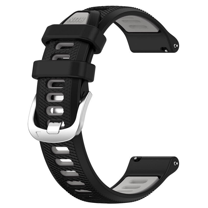 Garmin Venu 4 - 45mm Buckled Sport Strap (Black/Grey)