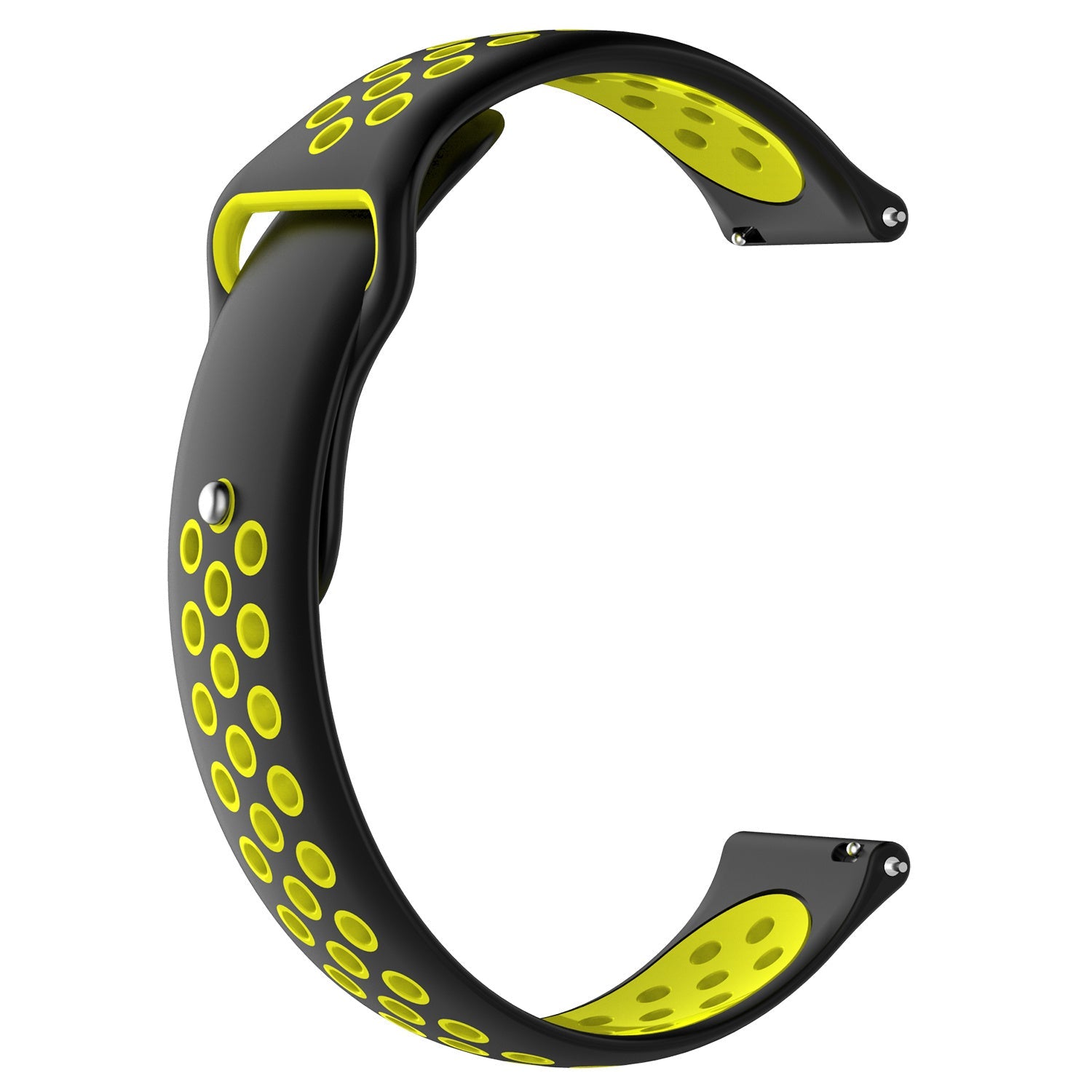 Withings Steel HR Sport Sport Strap (Black/Yellow)