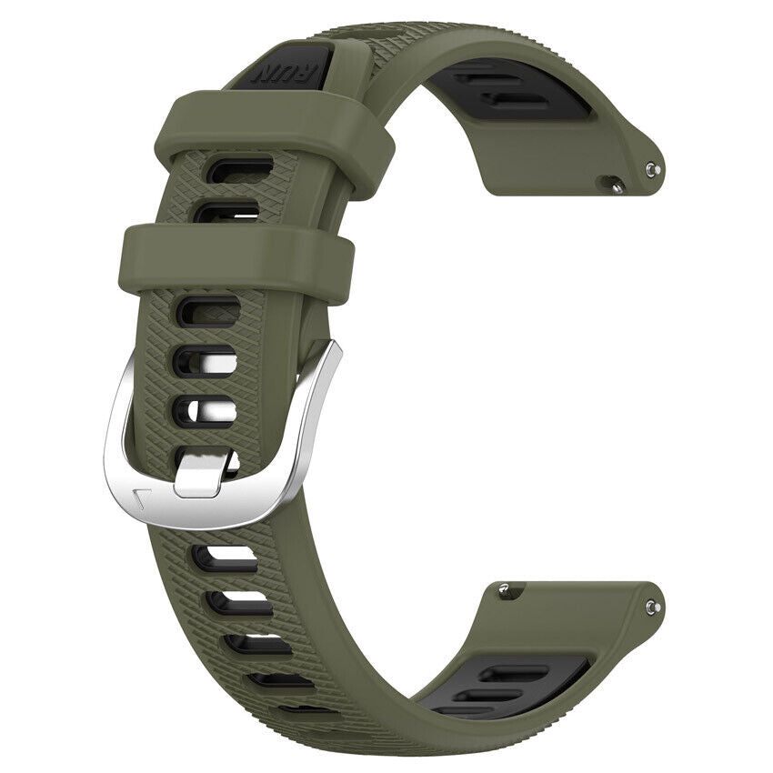 Garmin Forerunner 570 - 47mm Sport Buckle Strap (Olive Green/Black)