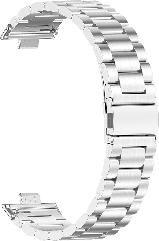 Bracelet acier Huawei Watch Fit 4 Pro (argenté)
