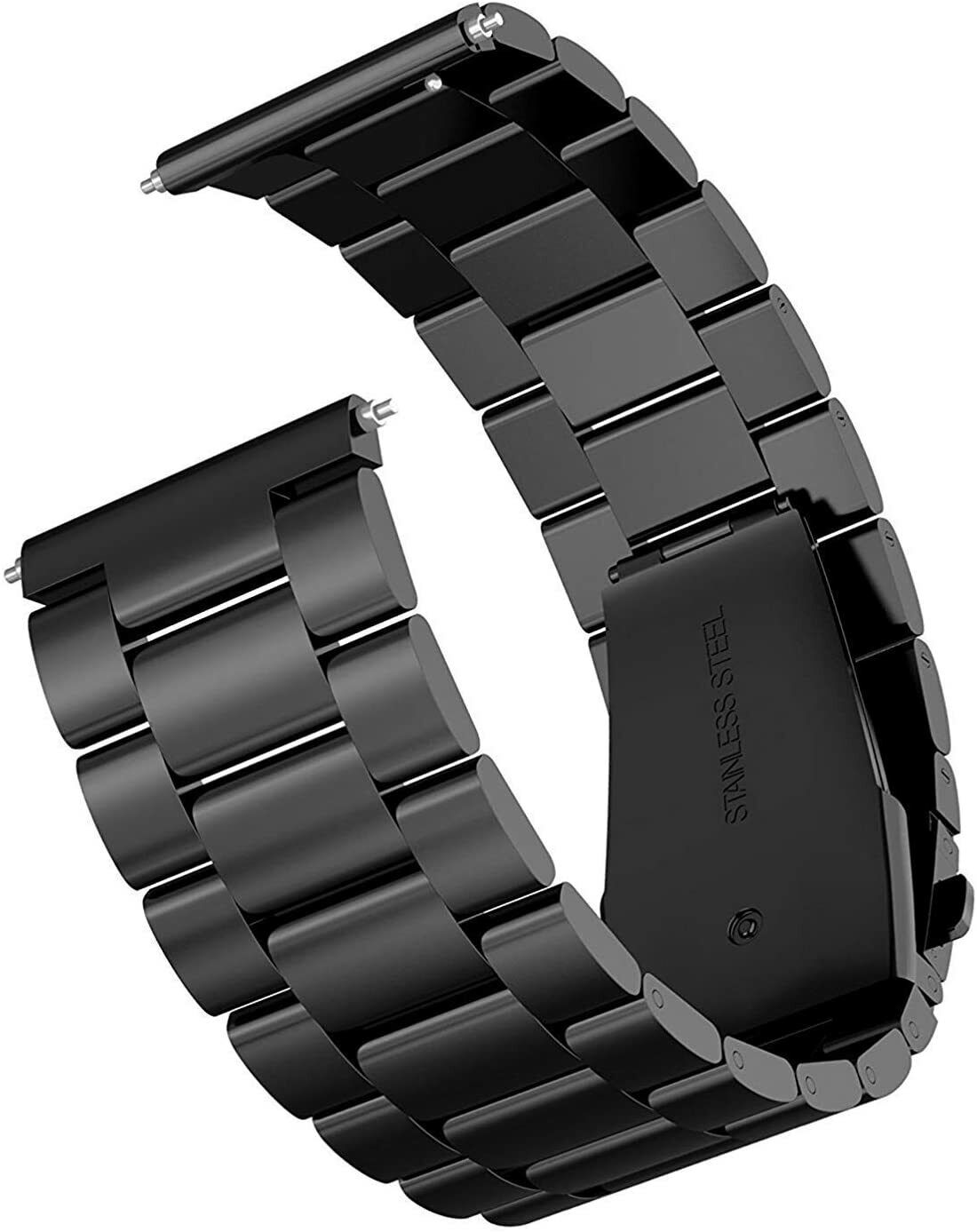 Garmin Venu SQ Steel Strap (Black)
