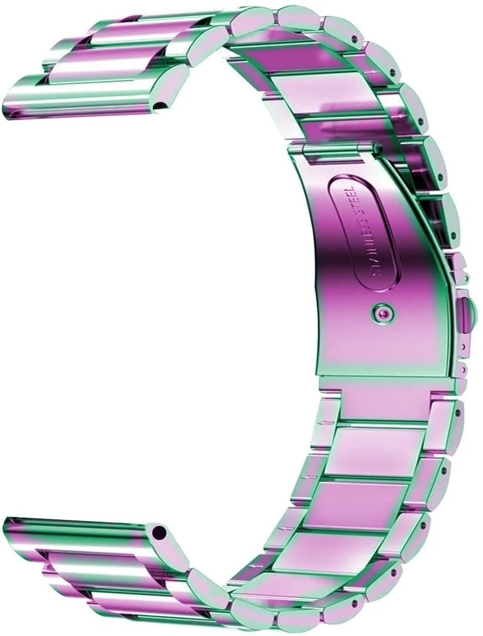 Steel Strap, pearlescent, without a watch, 3/4 front view