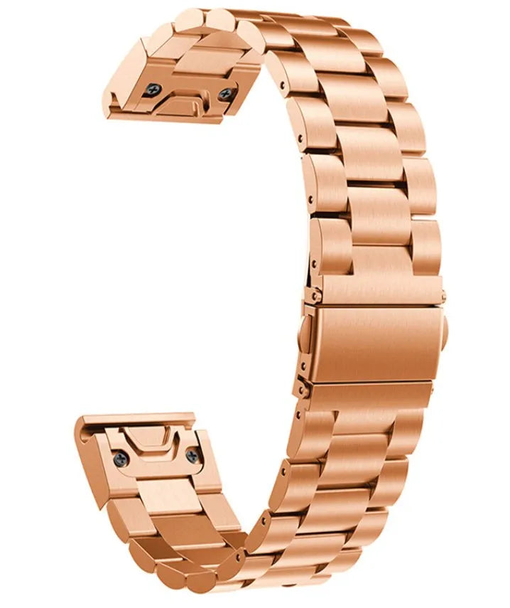 Bracelet acier Garmin Approach S70 - 42mm (rose or)