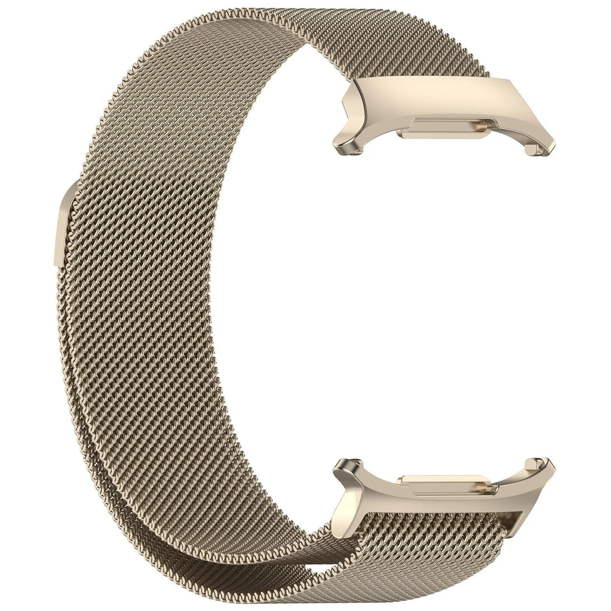 Milanese Strap, starlight, without a watch, 3/4 front view