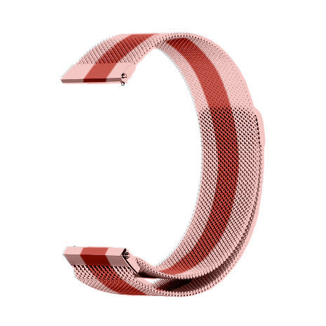 Bracelet milanais Withings Steel HR - 40mm (rose/rouge)