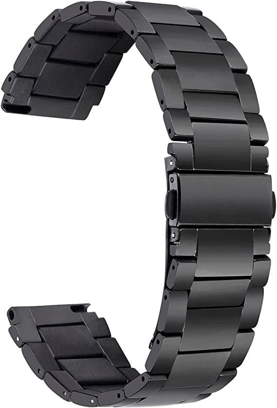 Titanium Strap, black, without a watch, 3/4 front view