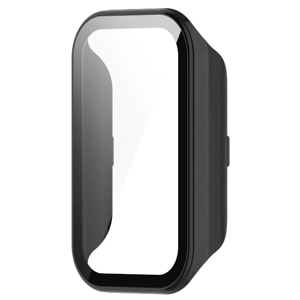 Coque dure avec verre Xiaomi Smart Band 8 Active (noir)