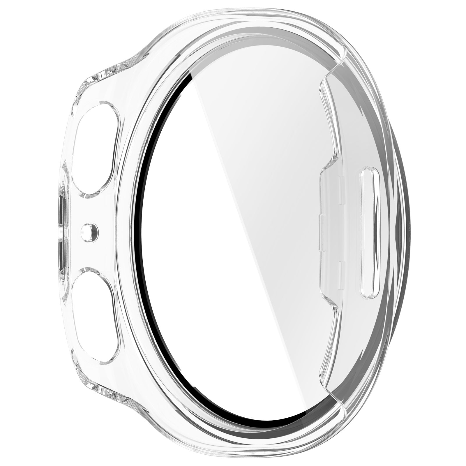 Coque rigide avec verre Samsung Galaxy Watch 8 - 40mm / 9 - 40mm (transparent)