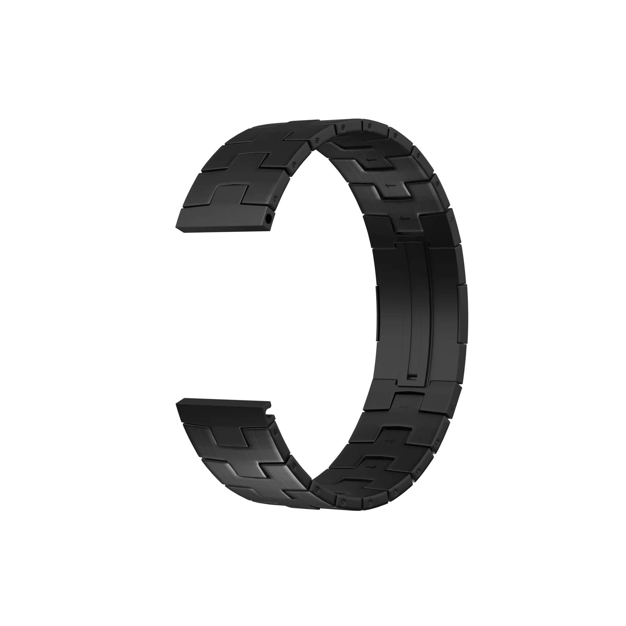 Bracelet titane grain (Boucle plate) Amazfit Bip 6 (graphite)