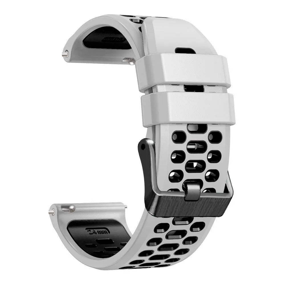 Coros Apex 4 - 46mm Sport Buckle Strap (White/Black)