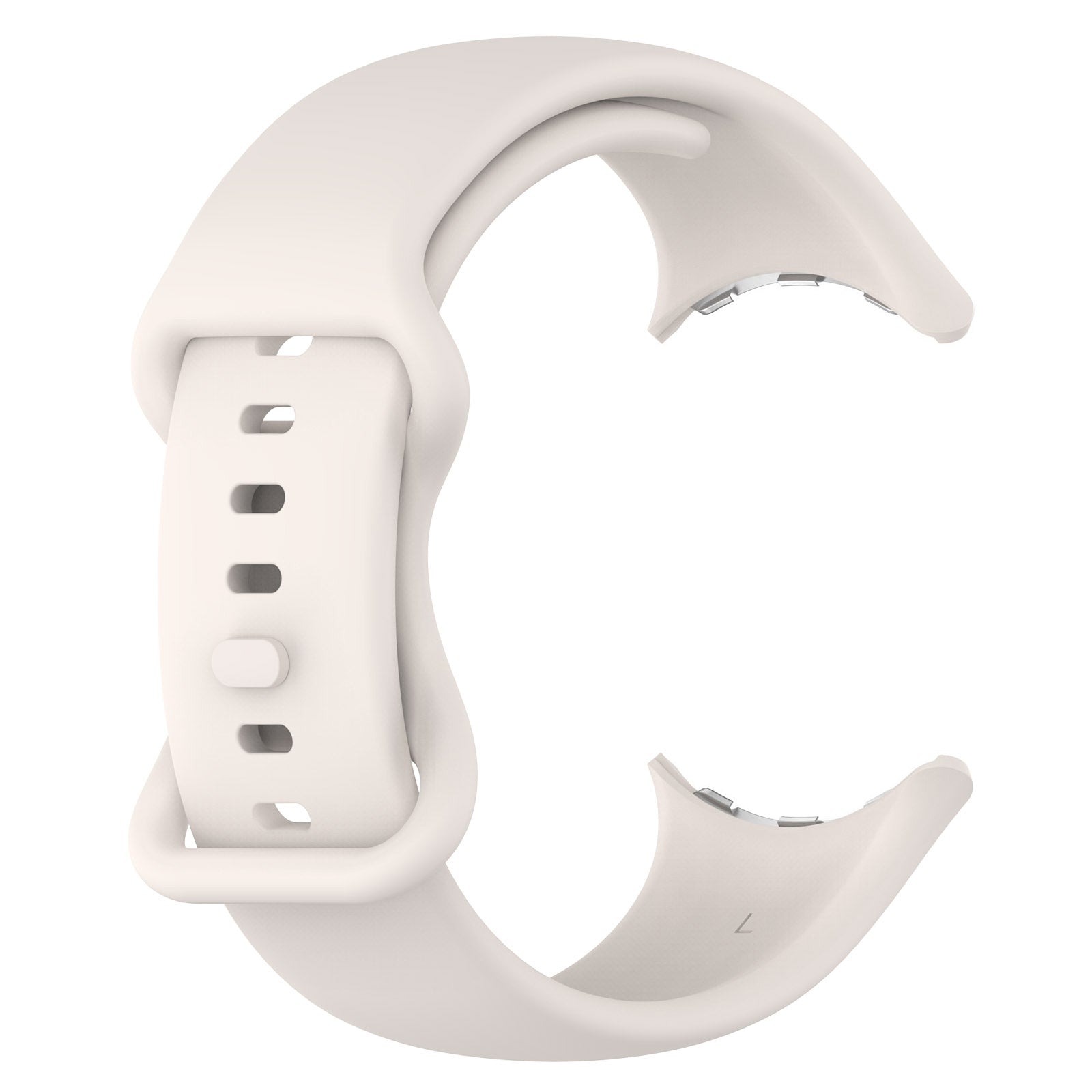Google Pixel Watch 4 - 41mm Silicone Classic Strap (Sand White)