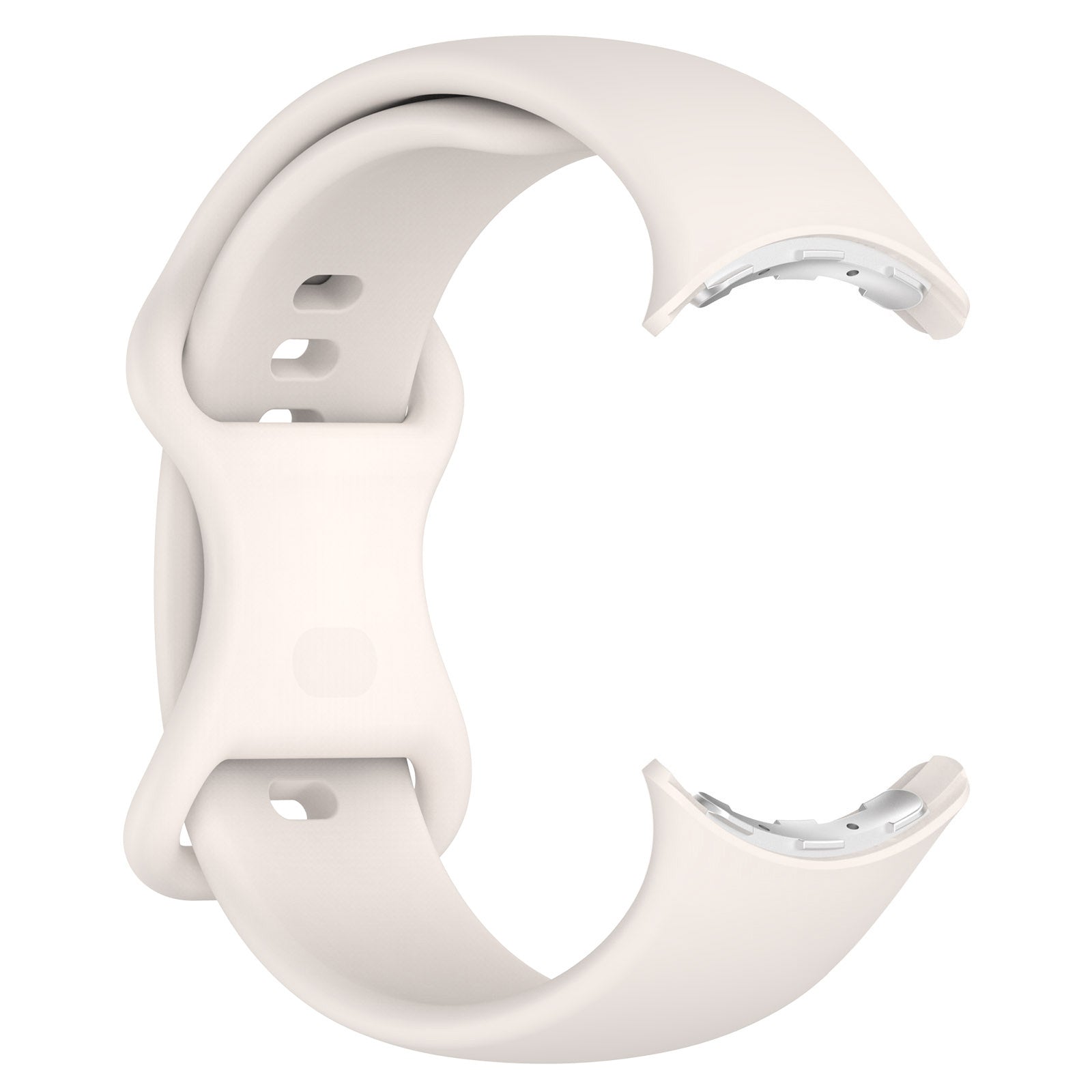 Google Pixel Watch 4 - 41mm Silicone Classic Strap (Sand White)