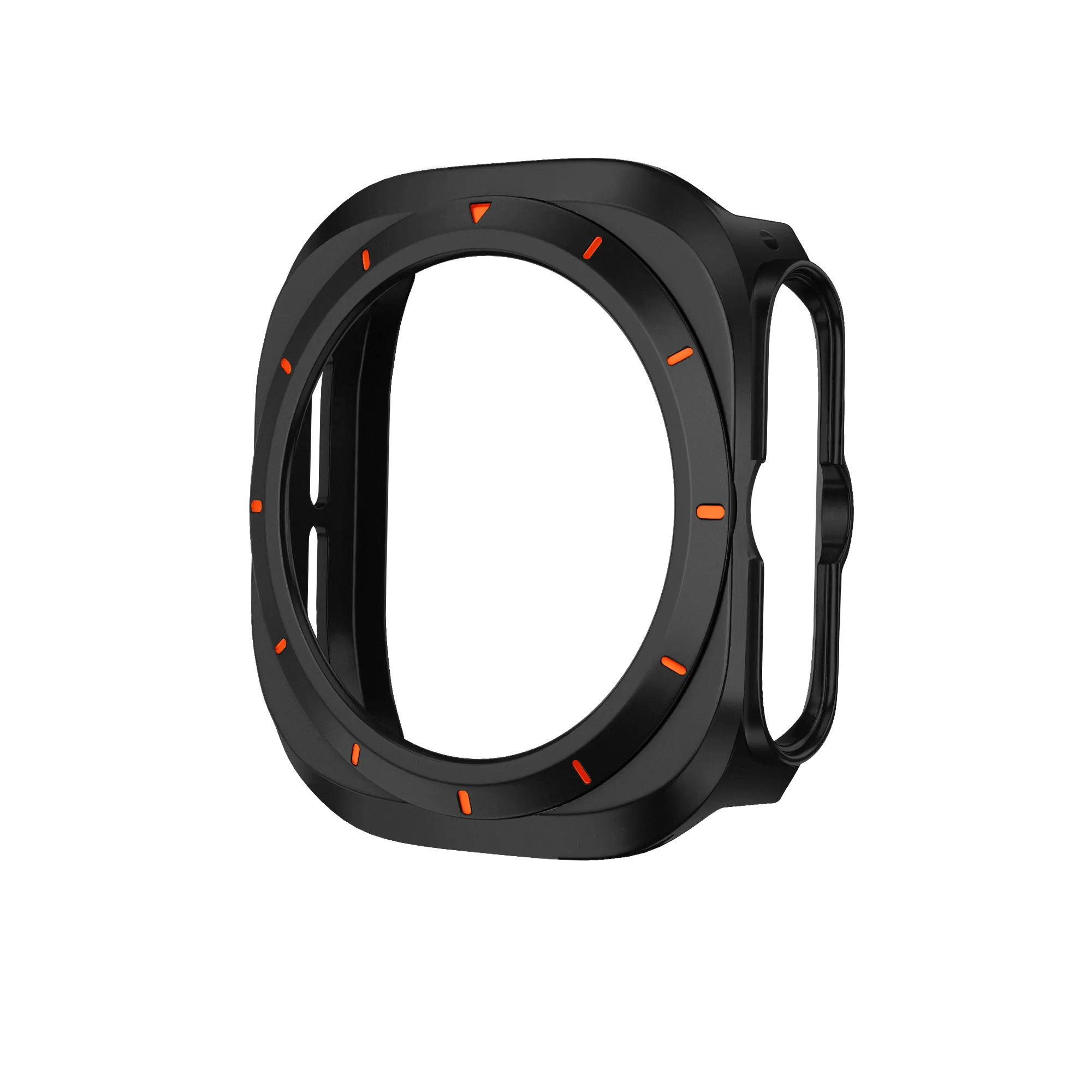 Bandz Coque PC bisel Samsung Galaxy Watch Ultra (noir /orange)