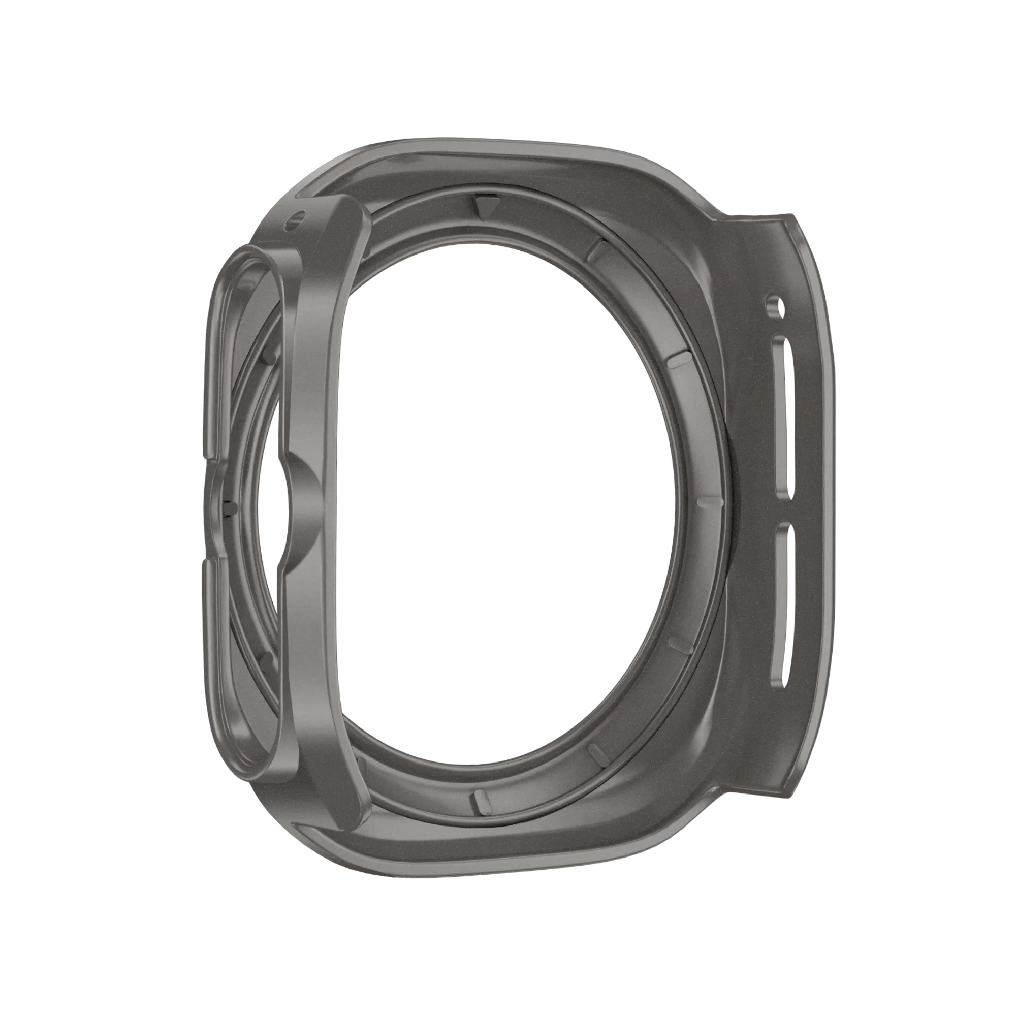 Bandz Coque PC bisel Samsung Galaxy Watch Ultra (gris titane /blanc)