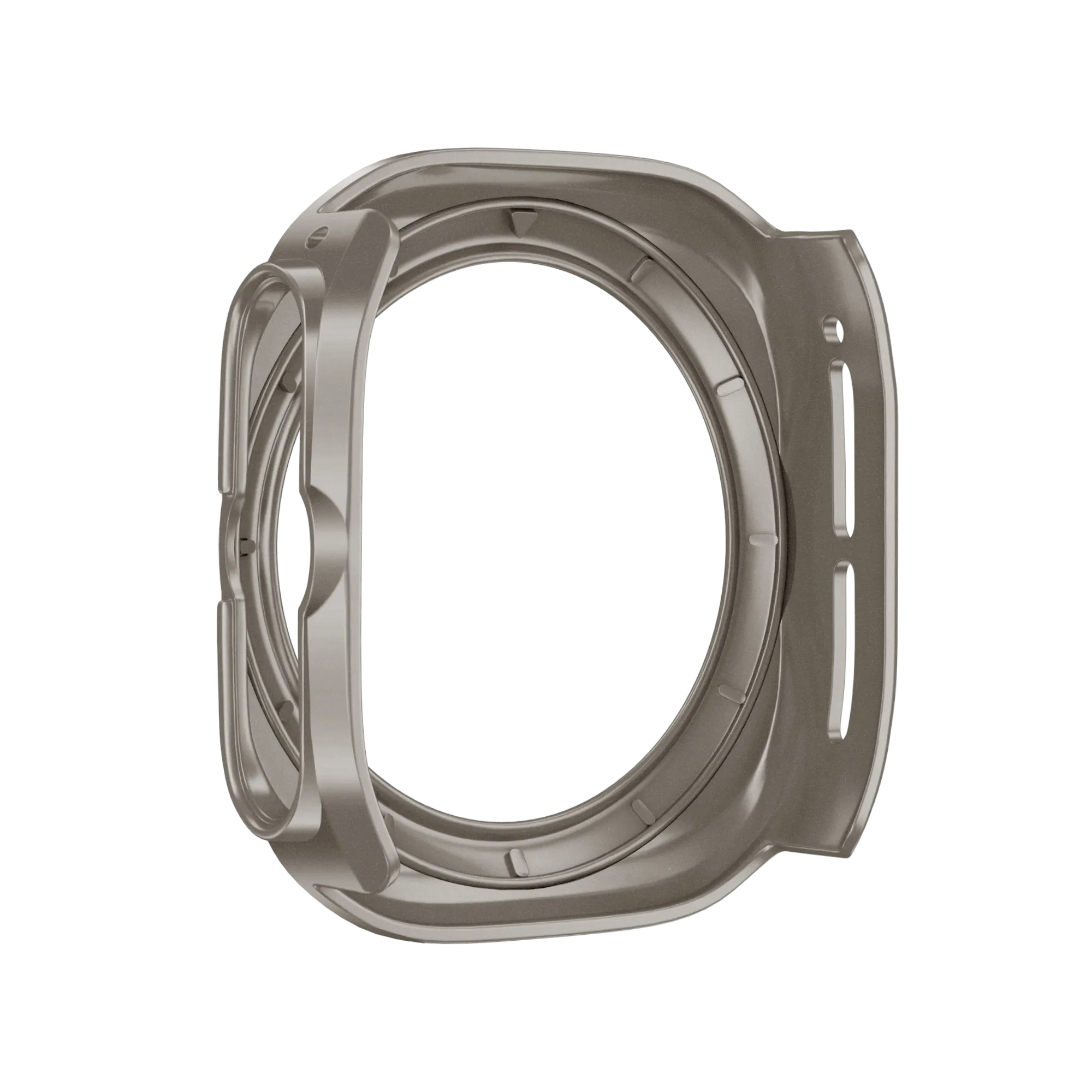 Bandz Coque PC bisel Samsung Galaxy Watch Ultra (titane /orange)